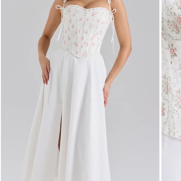 CLARABELLE HOUSE OF CB CORSET A-LINE DRESS